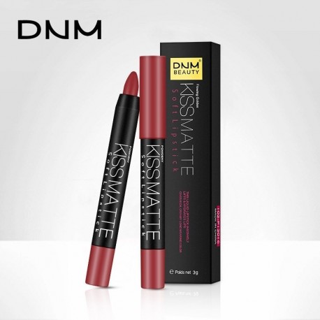 DNM Velvet mist Matte Lipstick Pen 19 Colors Waterproof Long-lasting rotation Lip Gloss Cosmetic colorfast Lipstick Pencil 531
