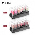 DNM mini Waterproof Natural Eye Shadow Pen Set Lipstick makeup Tools Long Lasting Velvet Matte Lip Gloss gold jelly Lip Gloss