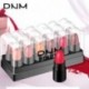 DNM mini Waterproof Natural Eye Shadow Pen Set Lipstick makeup Tools Long Lasting Velvet Matte Lip Gloss gold jelly Lip Gloss