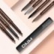 DNM 2 Ways Eyebrow Pencil Eyebrow Enhancer Paint Eyebrow Automatic Waterproof Makeup Beauty Tools 7 Color Options 081