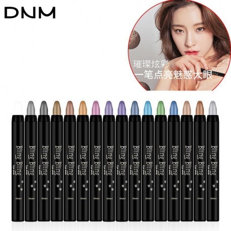 DNM Shimmer Waterproof Eyeshadow Pencil Stick Makeup Long Lasting Cosmetic Lying silkworm Pen Shadow Stick Gel Eye Shadow Cream