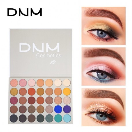 DNM new color makeup eye shadow disc diamond high gloss 35 colors pearl light matte eye shadow multi color eye shadow set