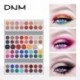DNM 71 colors eye shadow plate no fly natural color pearl shimmer matte for eye and face