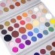 DNM 71 colors eye shadow plate no fly natural color pearl shimmer matte for eye and face