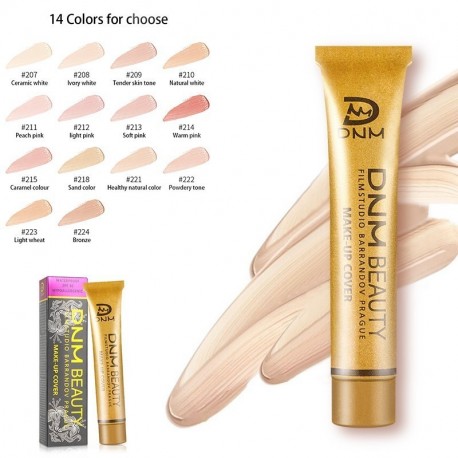        DNM Concealer Stick Base Foundation Cream Face Cover Makeup Primer Party Hide Blemish Waterproof Highlight 14 Colors BB Glow