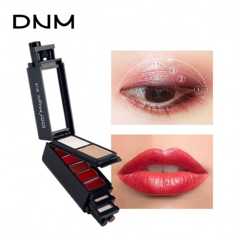 DNM Make-up Kit Eye shadow+Cosmetic Brush+Bronzer+Lipstick+Mascara+Eyeliner+Eyebrow Pencil Lip Gloss Foundation Powder