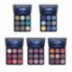 DNM 9 Color/Set Eyeshadow Plate Matte Waterproof Non Glossy Pearl Pumpkin Earth Compact Colorful Eye Shadow Palette Makeup