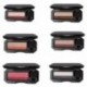 DNM Peach Powder Earth Color With Small Portable Mirror Makeup Party Eye Shadow For Eyes Brush Lazy EyeShadow 6 Colors